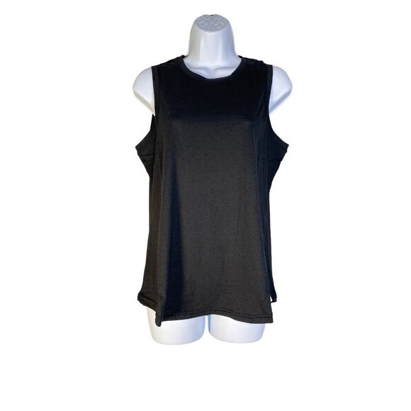 Ministry Of Supply Womens Composite Merino Active Tank Top in Black Size XS - Picture 2 of 6
